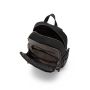 SQUADRA - Leather and Nylon Medium Backpack-Black