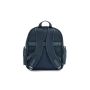 SQUADRA - S Backpack in Leather and  Nylon - Navy Blue