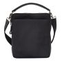 SQUADRA - Leather and Nylon Large Crossover with Handle-Black
