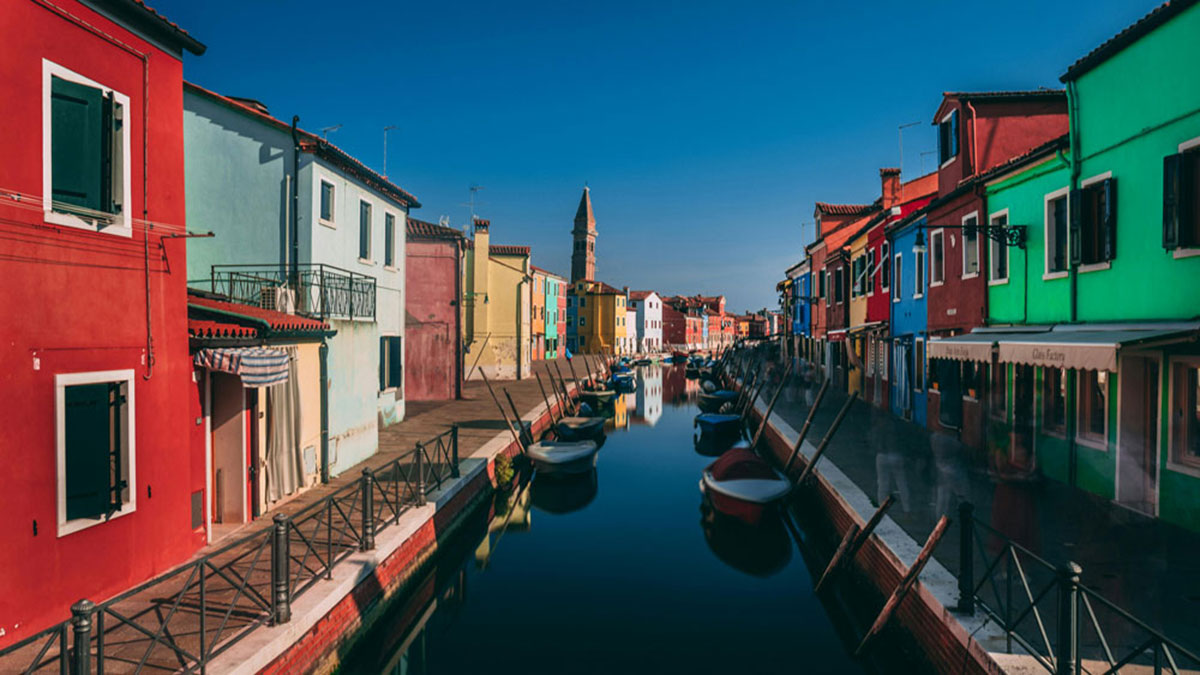 le case colorate di Burano